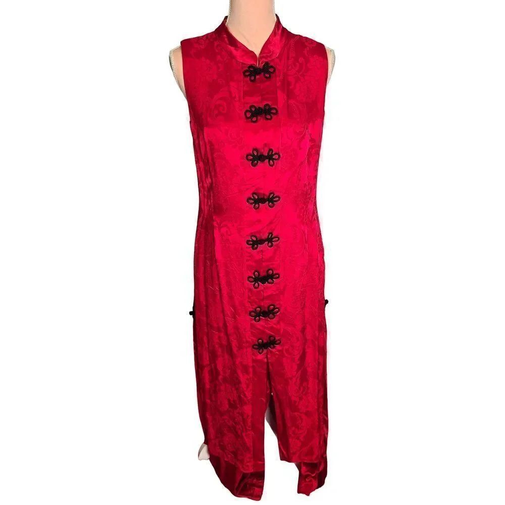 Vintage Asian Cheongsam 2 Piece Set